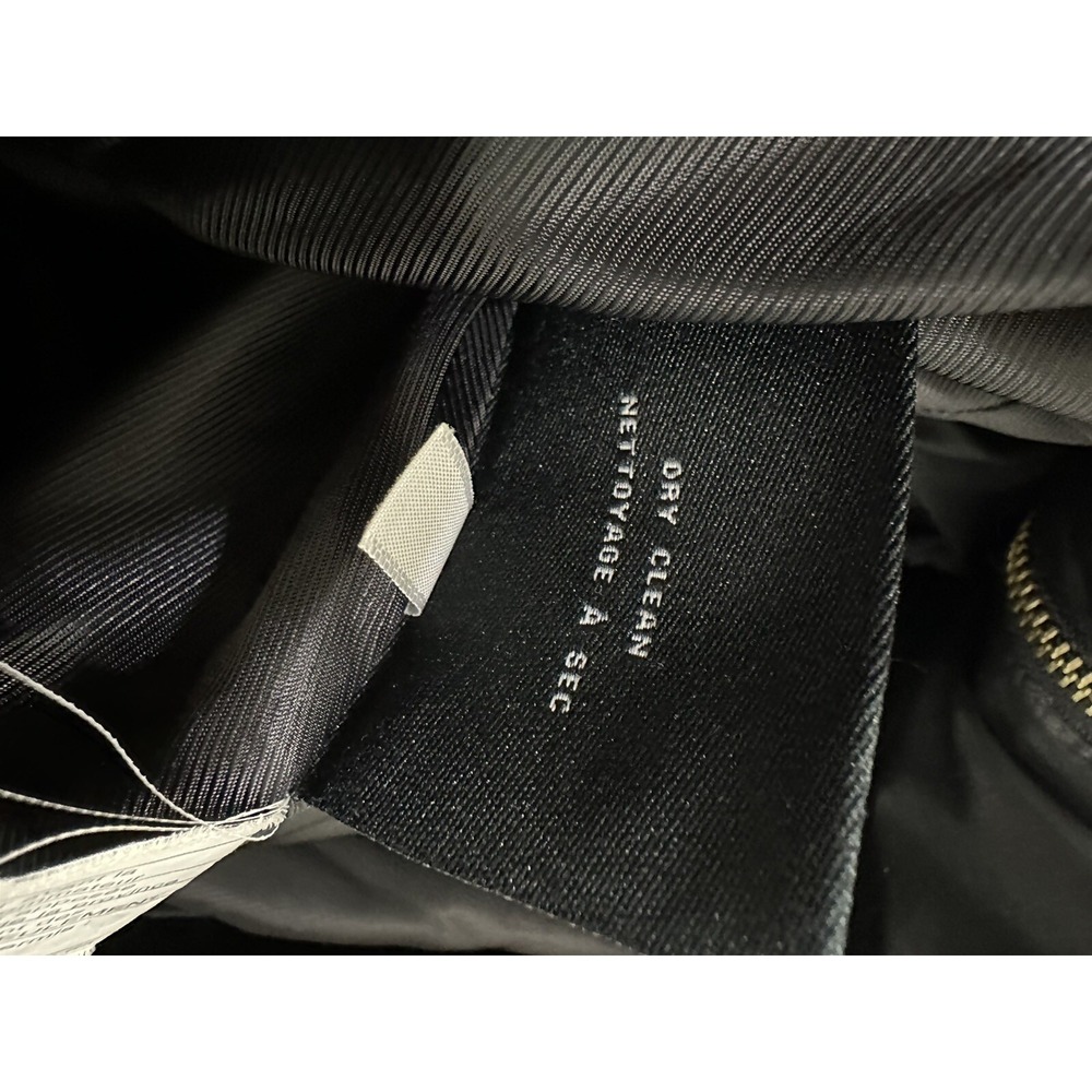 Cole Haan Signature Womens Black Down & Feather Puffer Coat Hooded Medium - Picture 14 of 16